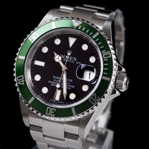 rolex submariner green edition|Rolex Submariner green bezel.